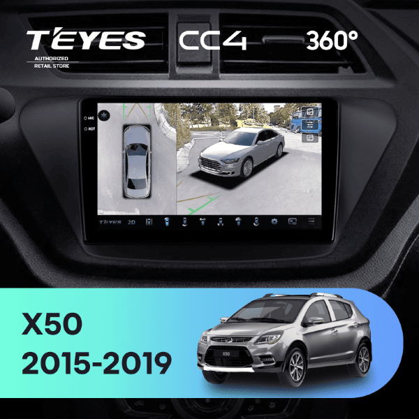 Штатная магнитола Teyes CC4 360 8/128 Lifan X50 (2015-2019)