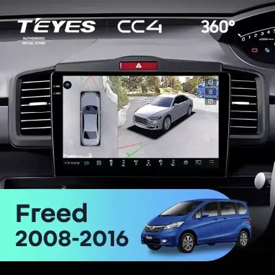 Штатная магнитола Teyes CC4 360 6/64 Honda Freed 1 (2008-2016) F2 Правый руль