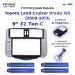 Переходная рамка Toyota Land Cruiser Prado 150 (2009-2013) (C - с экраном) (F2 - с кнопками) (9")