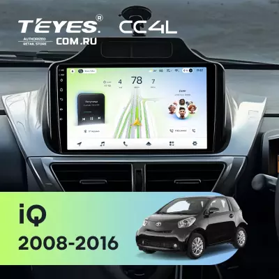 Штатная магнитола Teyes CC4L 4/64 Toyota iQ (2008-2016)