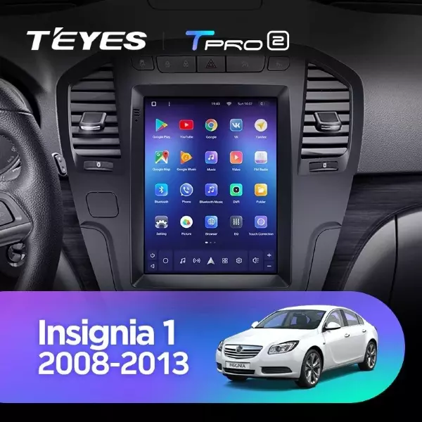 Штатная магнитола Tesla style Teyes TPRO 2 3/32 Opel Insignia 1 (2008-2013)