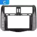 Переходная рамка Toyota Land Cruiser Prado 150 (2009-2013) F1 Тип-C (9")