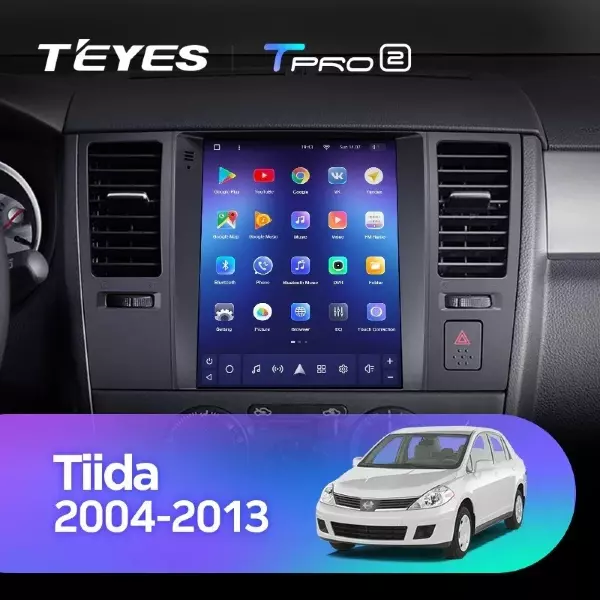 Штатная магнитола Tesla style Teyes TPRO 2 3/32 Nissan Tiida C11 (2004-2013)