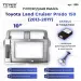 Переходная рамка Toyota Land Cruiser Prado 150 (2013-2017) (10")