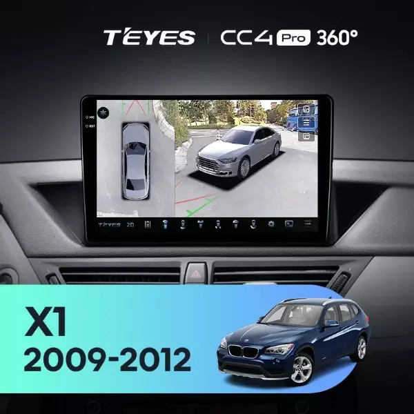Штатная магнитола Teyes CC4 Pro 360 8/128 BMW X1 E84 (2009-2012)