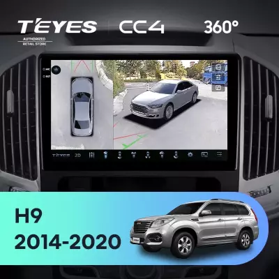 Штатная магнитола Teyes CC4 360 8/128 Haval H9 (2014-2020)