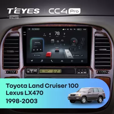 Штатная магнитола Teyes CC4 Pro 12/256 Lexus LX470 (1998-2003) F3