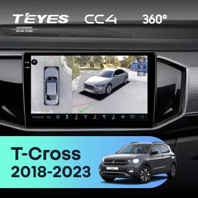 Штатная магнитола Teyes CC4 360 6/64 Volkswagen T-Cross (2018-2023)