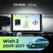 Штатная магнитола Teyes CC4L 6/64 Toyota Wish 2 XE20 (2009-2017)