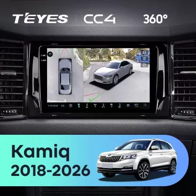Штатная магнитола Teyes CC4 360 8/128 Skoda Kamiq (2018-2026) China Тип-A