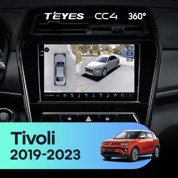 Штатная магнитола Teyes CC4 360 8/128 SsangYong Tivoli (2019-2023)