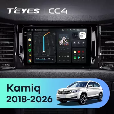 Штатная магнитола Teyes CC4 8/128 Skoda Kamiq (2018-2026) China Тип-B