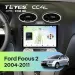 Штатная магнитола Teyes CC4L 4/64 Ford Focus 2 (2004-2011) (черная) F2