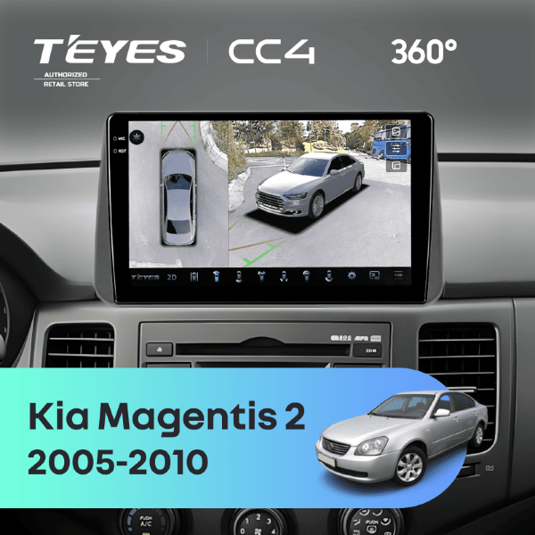 Штатная магнитола Teyes CC4 360 8/128 Kia Magentis 2 (2005-2010)