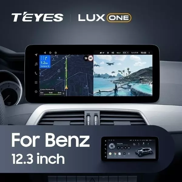Штатная магнитола Teyes LUX ONE 6/128 Mercedes-Benz CLA-Class C117 X117 (NTG 5.0) (2016-2019)