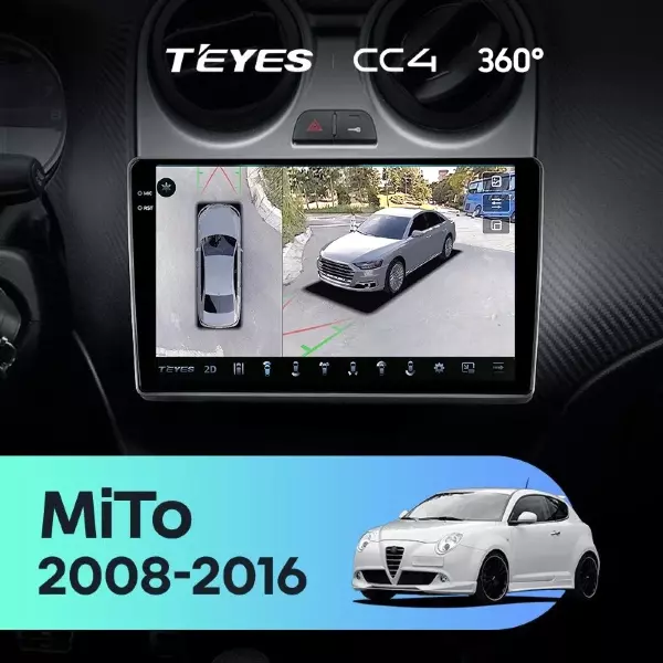Штатная магнитола Teyes CC4 360 6/64 Alfa Romeo MiTo 955 (2008-2016)