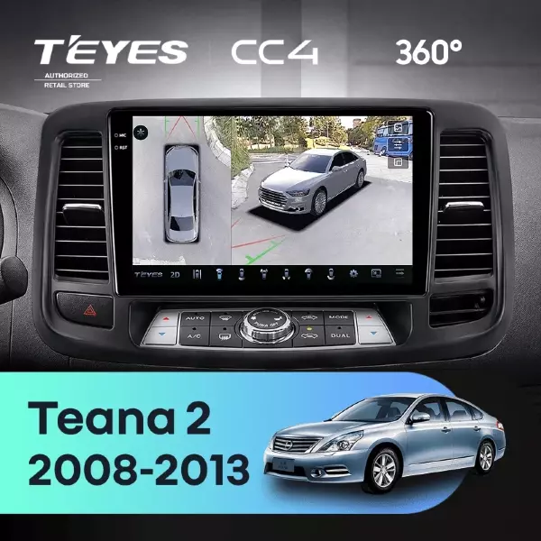 Штатная магнитола Teyes CC4 360 6/64 Nissan Teana J32 (2008-2013) Тип-B F3