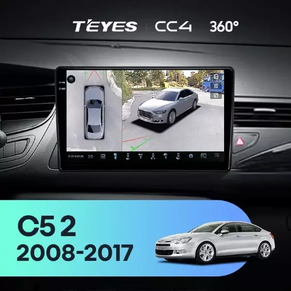 Штатная магнитола Teyes CC4 360 8/128 Citroen C5 2 (2008-2017) F1