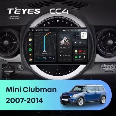 Штатная магнитола Teyes CC4 8/128 Mini Clubman 1 R55 (2007-2014) F1