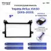 Переходная рамка Toyota Prius XW50 (2015-2020) (9")
