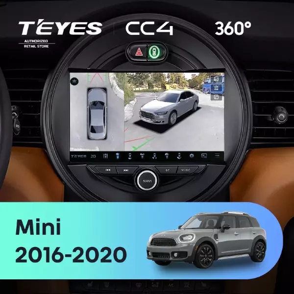 Штатная магнитола Teyes CC4 360 8/128 Mini Countryman (F60) (2016-2020)