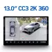 Штатная магнитола Teyes CC3 2K 360 6/128 Mitsubishi Pajero Sport 3 (2016-2018) (13")