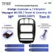 Переходная рамка Dodge Caravan 4 / Chrysler Voyager RG RS / Town & Country RS (2000-2007) Тип-B (10")