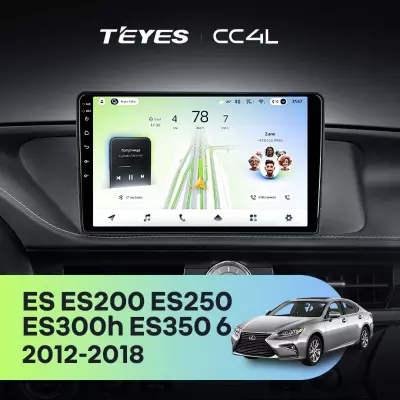 Штатная магнитола Teyes CC4L 4/64 Lexus ES ES200 ES250 ES300h ES350 XV60 VI (2012-2018) Тип-C
