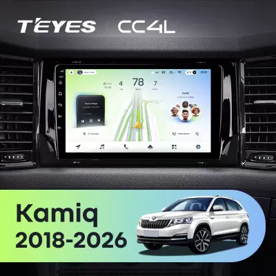Штатная магнитола Teyes CC4L 6/64 Skoda Kamiq (2018-2026) China Тип-B