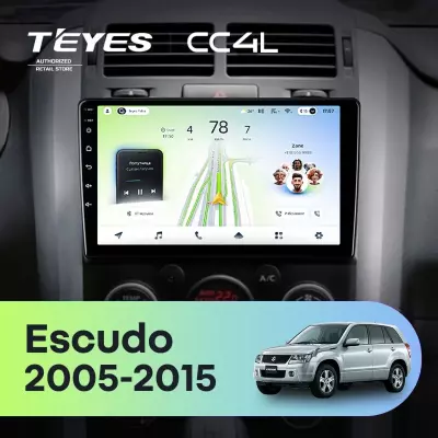 Штатная магнитола Teyes CC4L 6/64 Suzuki Escudo (2005-2015)