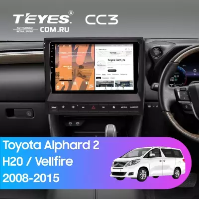 Штатная магнитола Teyes CC3 4/32 Toyota Alphard 2 H20 (2008-2015) F3