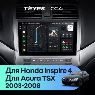 Штатная магнитола Teyes CC4 8/128 Honda inspire 4 (2003-2007)