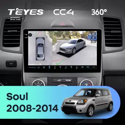 Штатная магнитола Teyes CC4 360 8/128 Kia Soul 1 (2008-2014)
