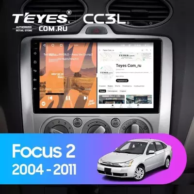 Штатная магнитола Teyes CC3L 4/32 Ford Focus 2 Mk 2 (2004-2011) F1