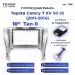 Переходная рамка Toyota Camry 7 XV 50 55 (2014-2017)(серая) (10") F4