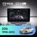 Штатная магнитола Teyes CC4 Pro 12/256 Peugeot 206 T13 T16 T12 (1998-2012) F2