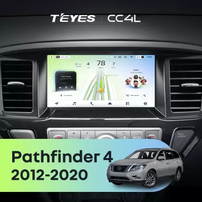 Штатная магнитола Teyes CC4L 4/64 Nissan Pathfinder 4 R52 (2012-2020) F1