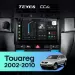 Штатная магнитола Teyes CC4 8/128 Volkswagen Touareg GP (2002-2010) F1