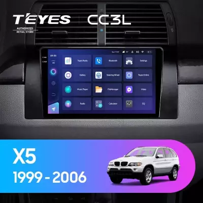 Штатная магнитола Teyes CC3L 4/64 BMW X5 E39 E53 (1999-2006)