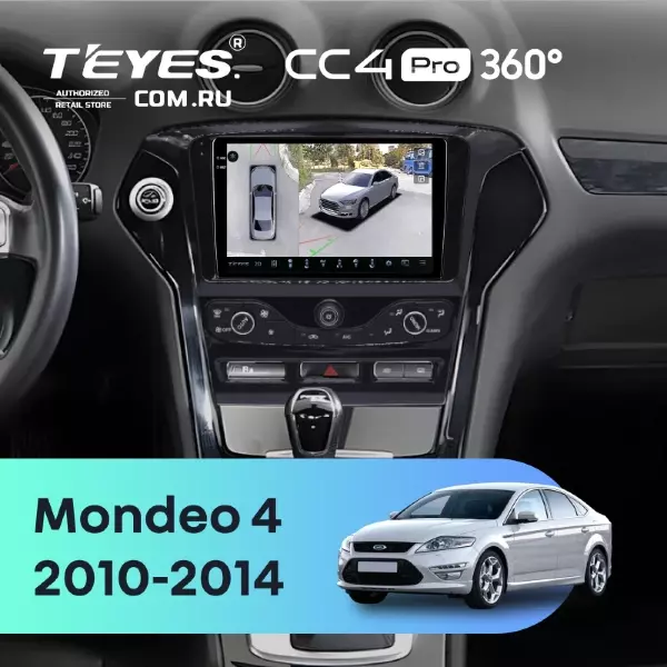 Штатная магнитола Teyes CC4 Pro 360 12/256 Ford Mondeo 4 (2010-2014) F2