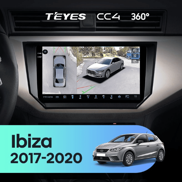 Штатная магнитола Teyes CC4 360 8/128 Seat Ibiza (2017-2020)