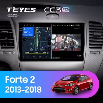 Штатная магнитола Teyes CC3 2K 360 6/128 Kia Forte 2 (2013-2018) F1 Тип-AB
