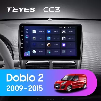 Штатная магнитола Teyes CC3 4/32 Fiat Doblo 2 263 (2009-2015)