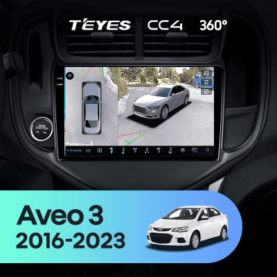 Штатная магнитола Teyes CC4 360 6/64 Chevrolet Aveo 3 (2016-2023)