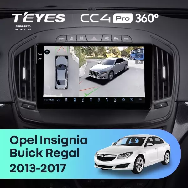 Штатная магнитола Teyes CC4 Pro 360 12/256 Opel Insignia (2013-2017) Тип-A