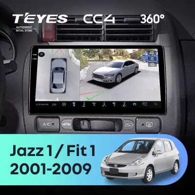Штатная магнитола Teyes CC4 360 8/128 Honda Fit 1 (2001-2009)