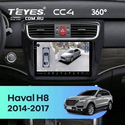 Штатная магнитола Teyes CC4 360 8/128 Haval H8 (2014-2017)