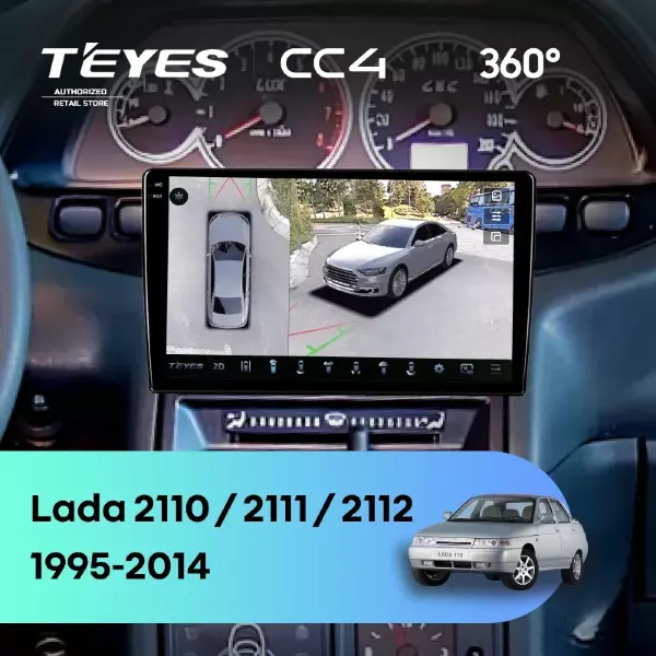 Штатная магнитола Teyes CC4 360 6/64 Lada 2111 (1995-2014)