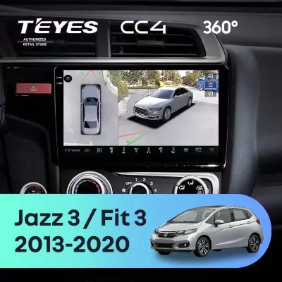 Штатная магнитола Teyes CC4 360 6/64 Honda Fit 3 (2013-2020) Тип-B