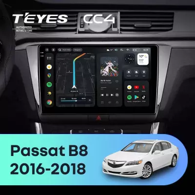 Штатная магнитола Teyes CC4 8/128 Volkswagen Passat B8 (2016-2018)